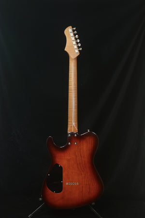 SOLD 2024 Stunning Asher HT Deluxe #1365 with Tempered 1-piece Swamp Ash and Flame Maple Neck!