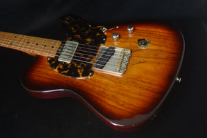 SOLD 2024 Stunning Asher HT Deluxe #1365 with Tempered 1-piece Swamp Ash and Flame Maple Neck!