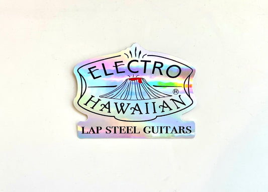 Electro Hawaiian® Volcano Permanent Holographic Sticker, 2 pack