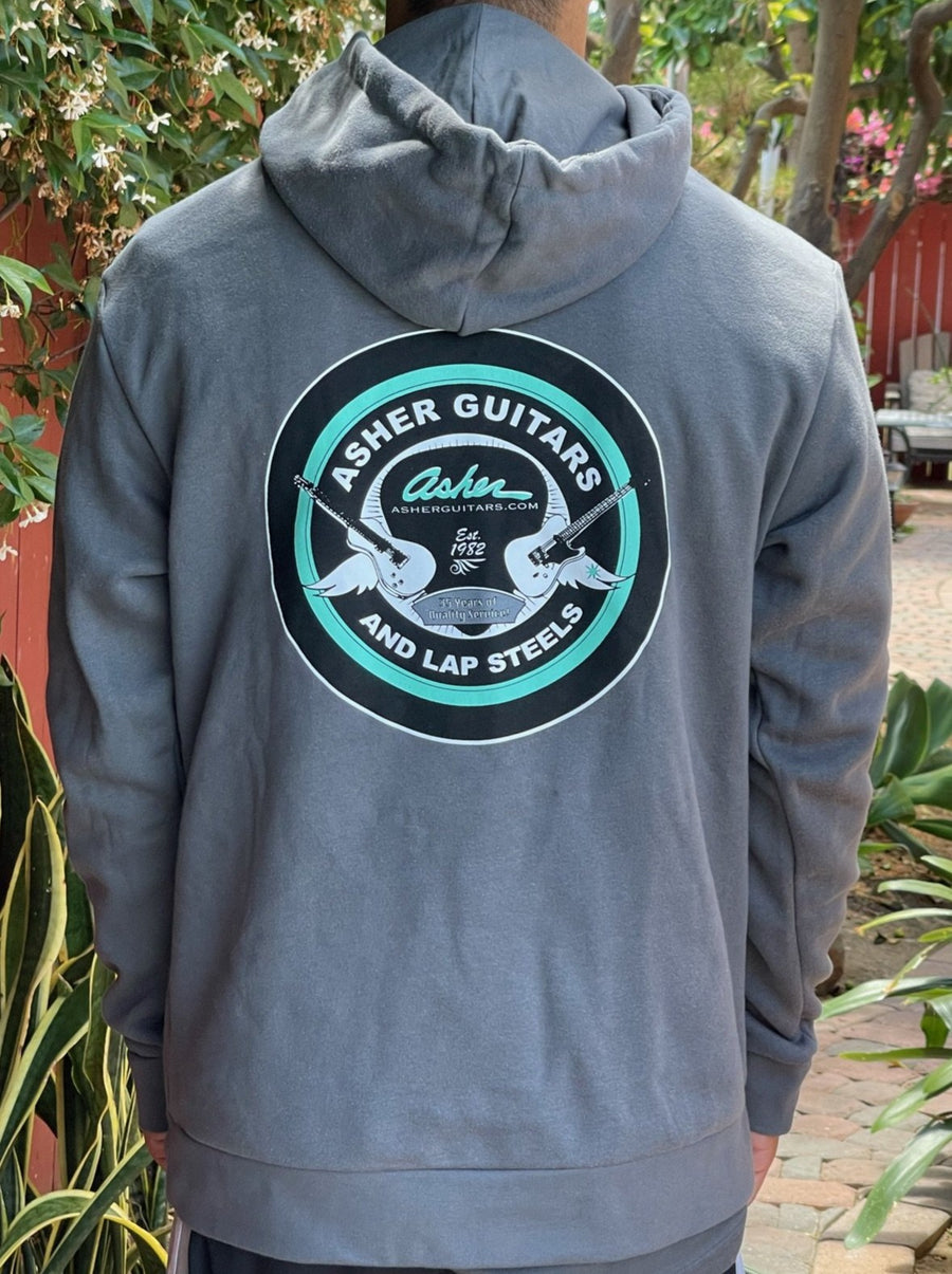 NEW Asher Guitars Hoodie, Unisex - Super Soft and Cozy!