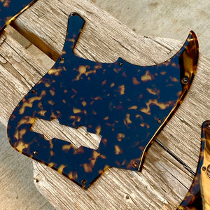 BROWN CELLULOID Vintage Style Tortoise Pickguard(s) - Many Styles -  Hand Cut and Polished to Perfection!