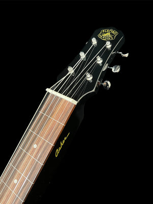 SOLD OUT 2023  Asher Electro Hawaiian® Junior Lap Steel Black with Gig Bag!